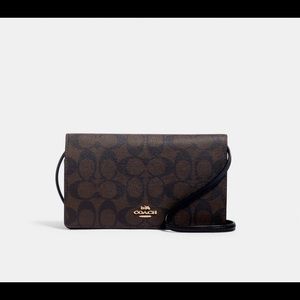 Coach Foldover Crossbody Clutch